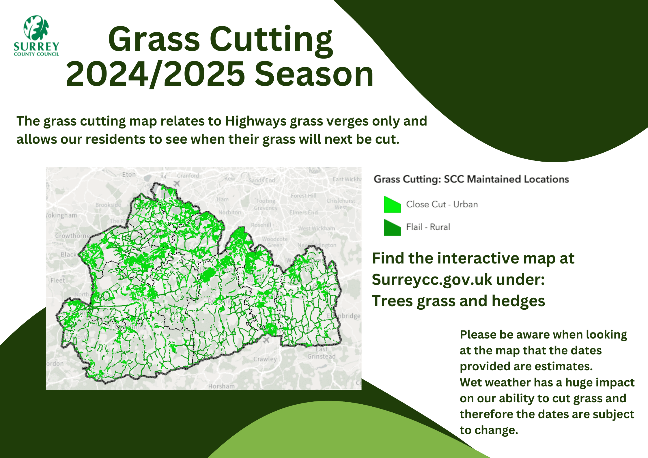 Grass Cutting Interactive Map now available!