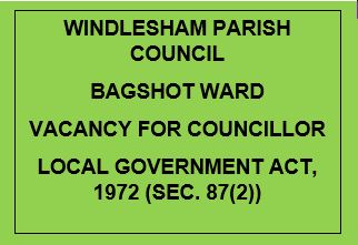 UPDATE - Vacancy for Councillor