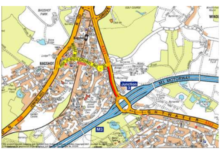 Road Closed- Bagshot Bypass