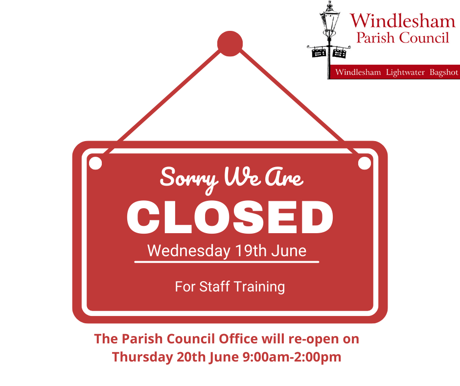 WPC Office Closure Wednesday 19th June 2024