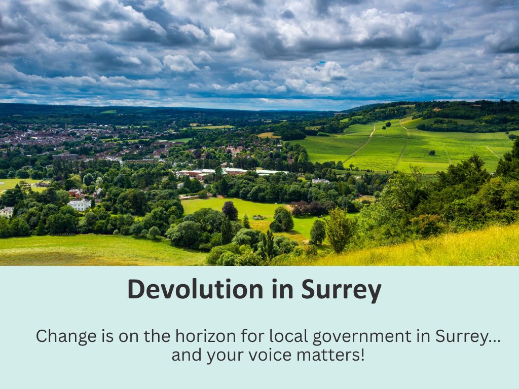 Have Your Say on Local Government Reorganisation in Surrey - Closing Date 5th August!