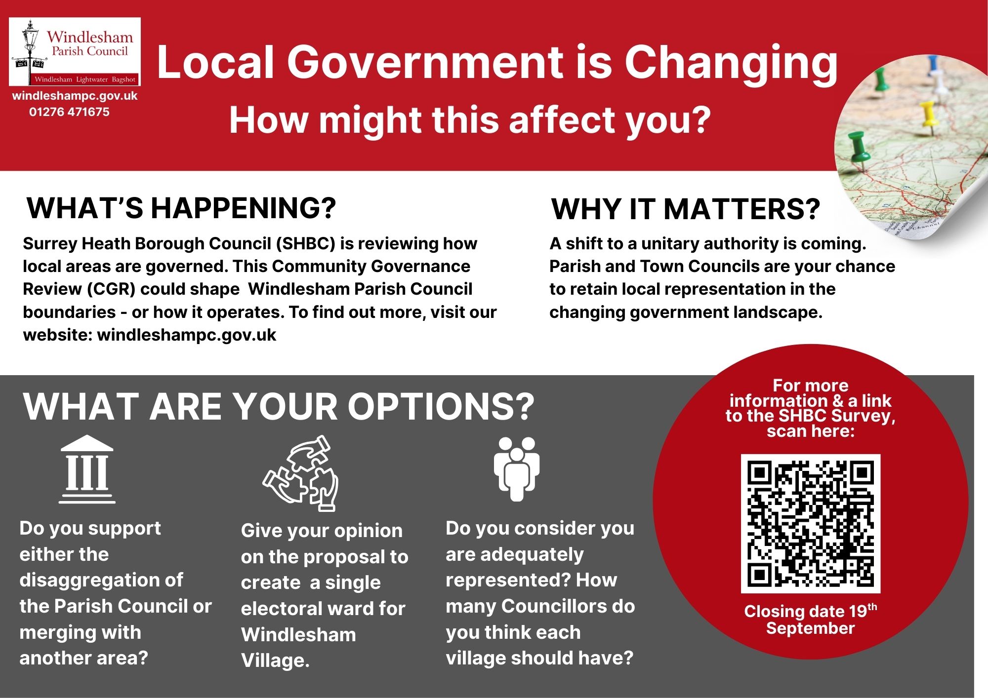 Reminder: Community Governance Review – Closing Friday 19th September