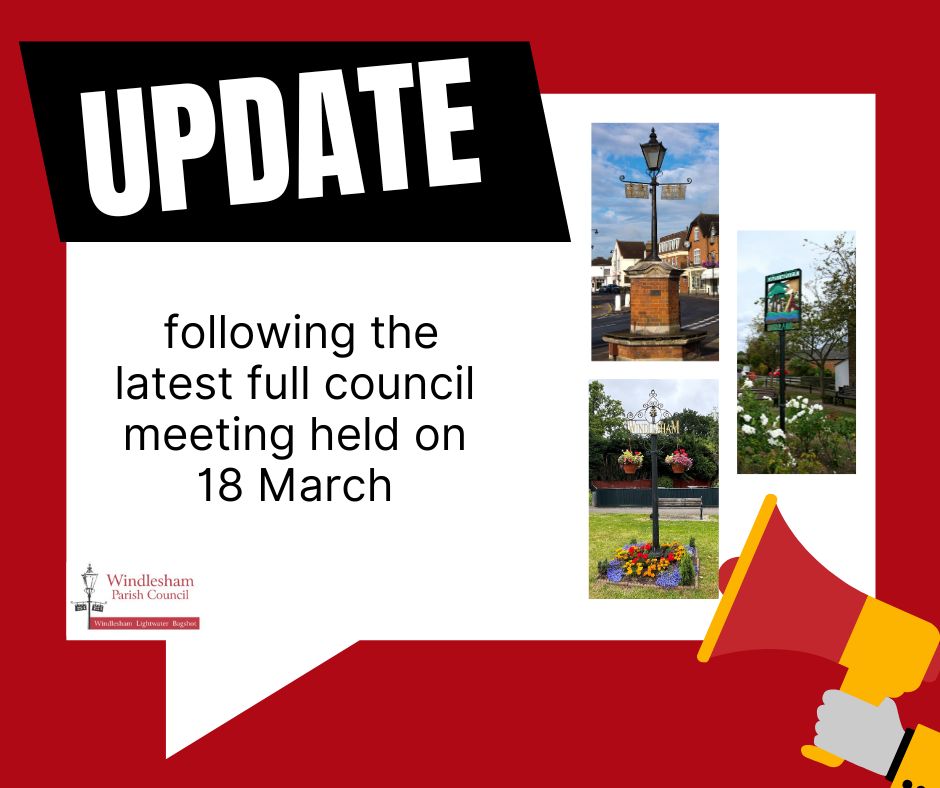 Update following the March full council meeting