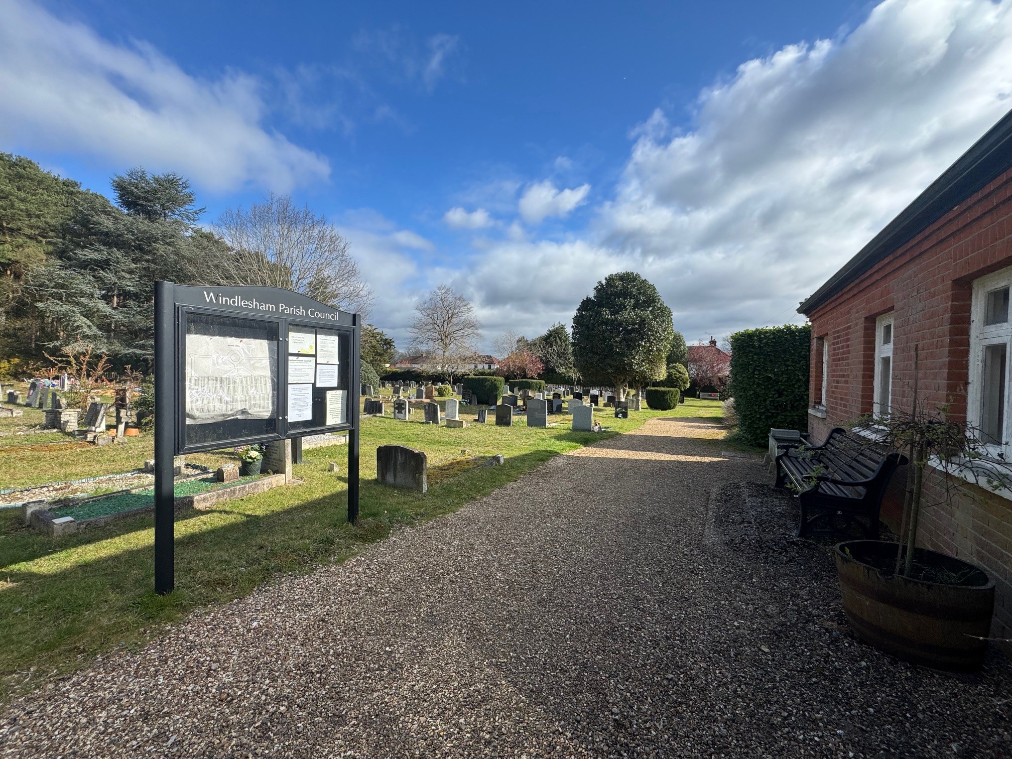 Lightwater Cemetery - Reminder