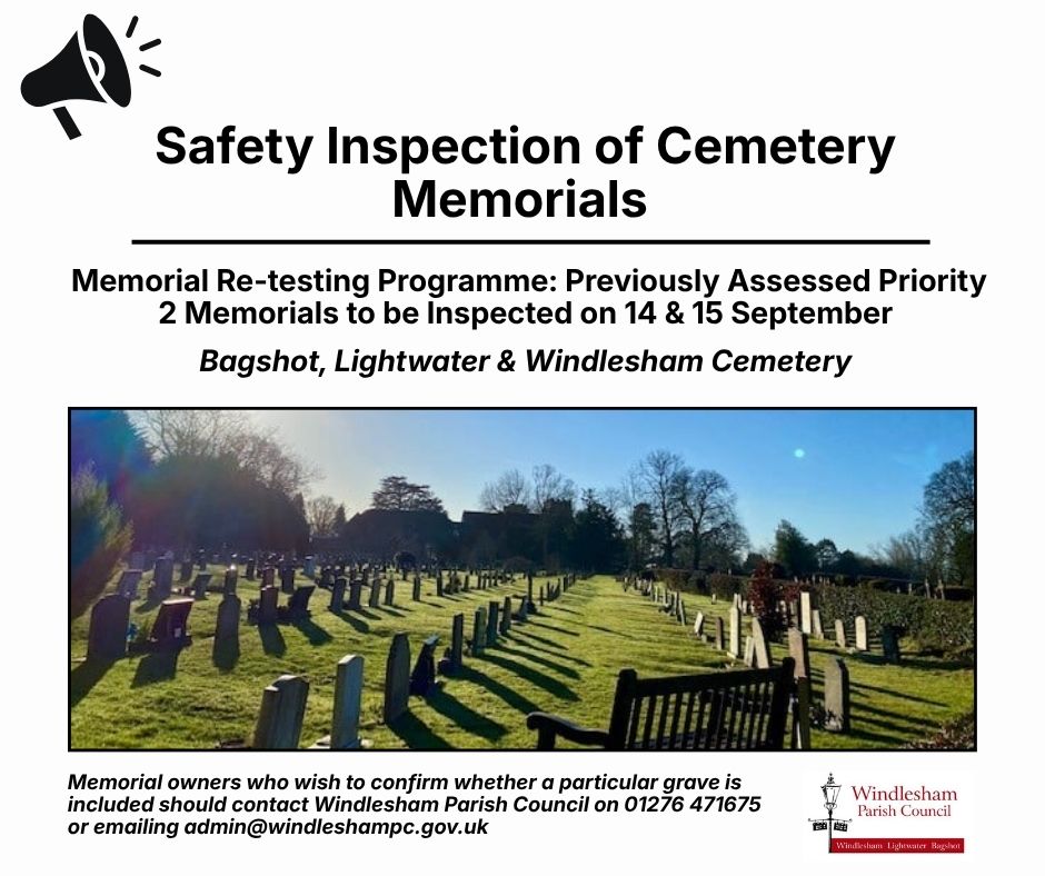 Safety Inspection of Cemetery Memorials 