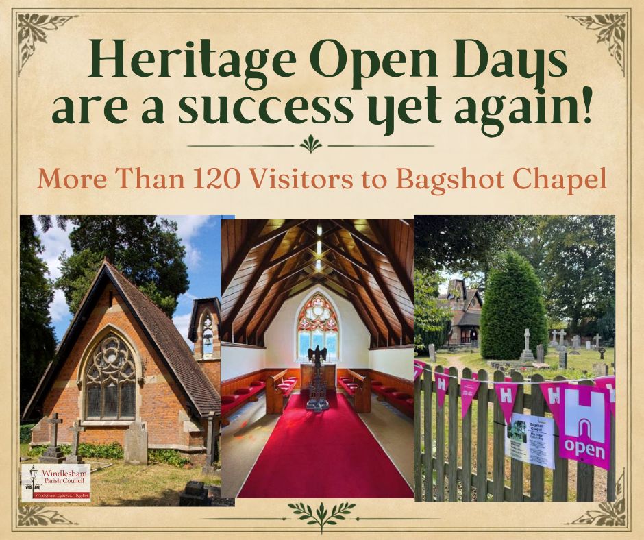 Heritage Open Days Welcome More Than 120 Visitors to Bagshot Chapel
