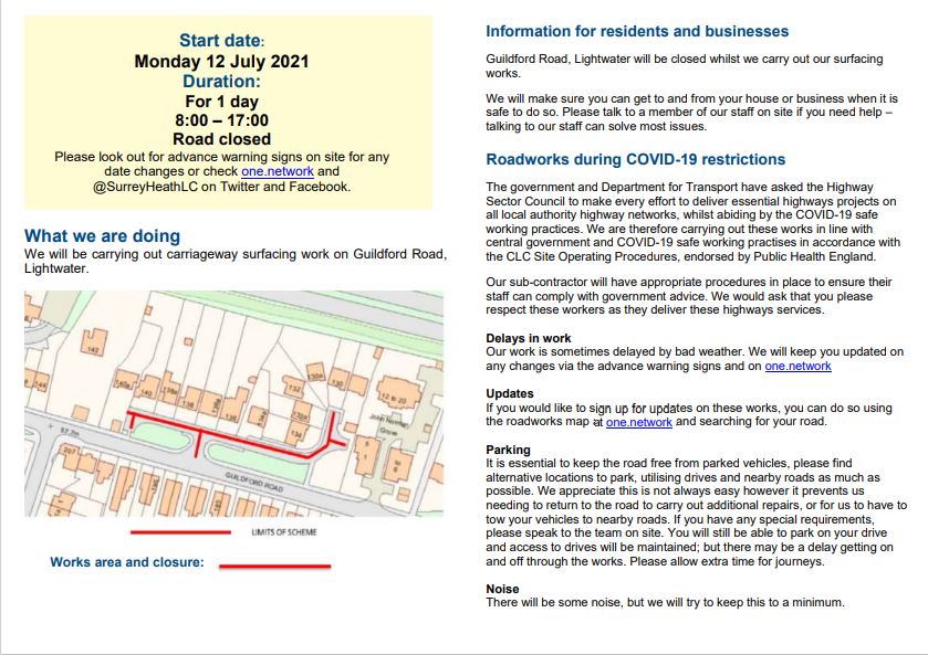 road closure